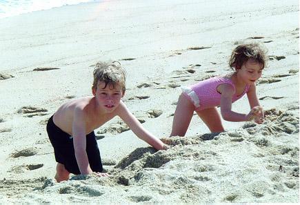 ...and grownups love the sand, too!